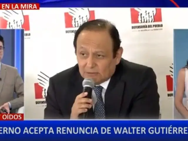 Gobierno acepta renuncia de Walter Gutiérrez como embajador de Perú en España