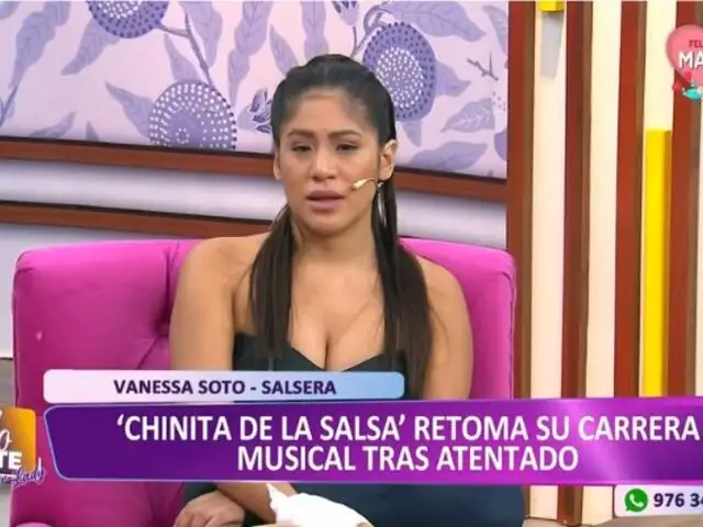"Chinita de la Salsa" retoma su carrera musical tras atentado en Independencia