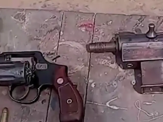Santa Anita: capturan a extorsionadores con pistolas y dinamitas