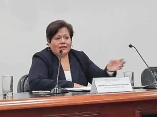 PJ ordena la reposición de María Caruajulca como procuradora general del Estado