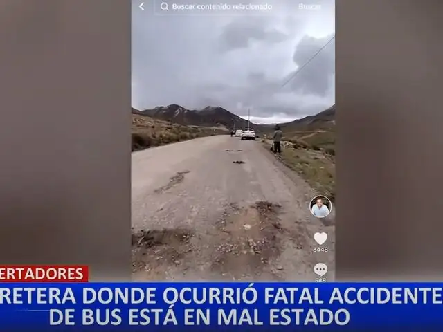 Tragedia en Ayacucho: vía donde ómnibus interprovincial se volcó luce en pésimo estado