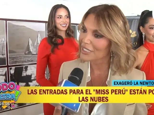 ¡Exageró la Newton! Las entradas para el Miss Perú están por las nubes
