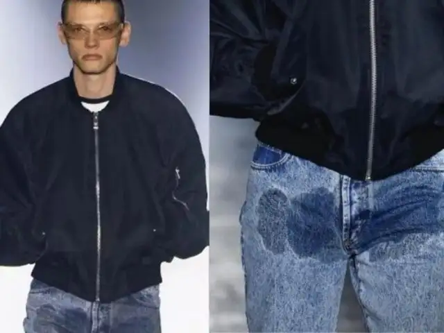 ¡Jeans manchados de “orina” arrasan en ventas en Europa!: ¿Llegará esta extraña moda al Perú?