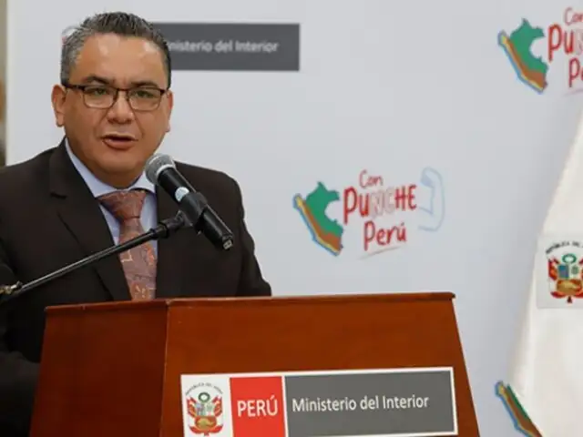 Juan José Santivañez reemplaza a Walter Ortiz en el Ministerio del Interior