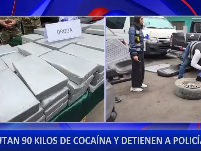 Caen miembros de organización criminal con 90 kg de droga que tenía como destino Europa