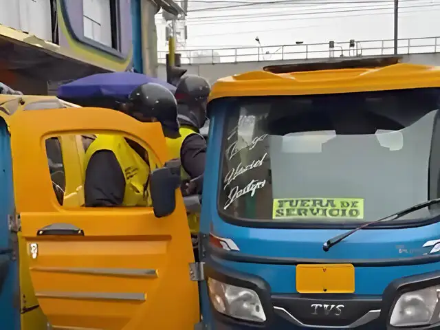 Mototaxista huye y abandona su vehículo tras operativo contra informales en SJM