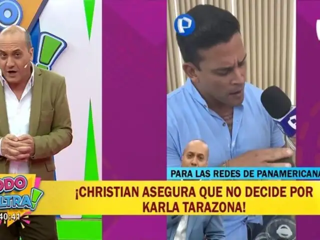 Kurt Villavicencio aconseja a Karla Tarazona en tener un "good time" con Christian Domínguez: "tómalo de vacilón"