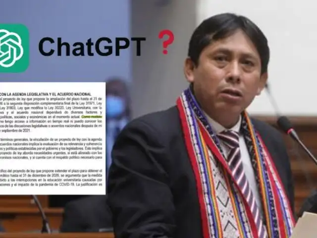 ‘Congresista ChatGPT’: acusan a legislador de copiar y pegar respuestas de IA en sus proyectos de ley