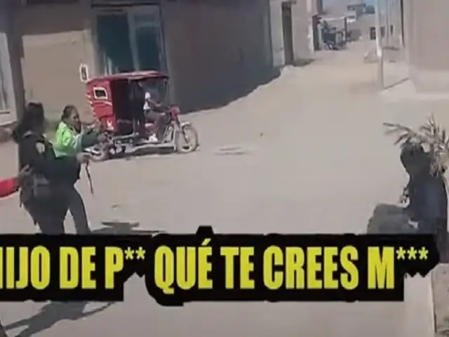 Mujer policía le dispara a sujeto que intentó arrebatarle su arma durante operativo en Chiclayo