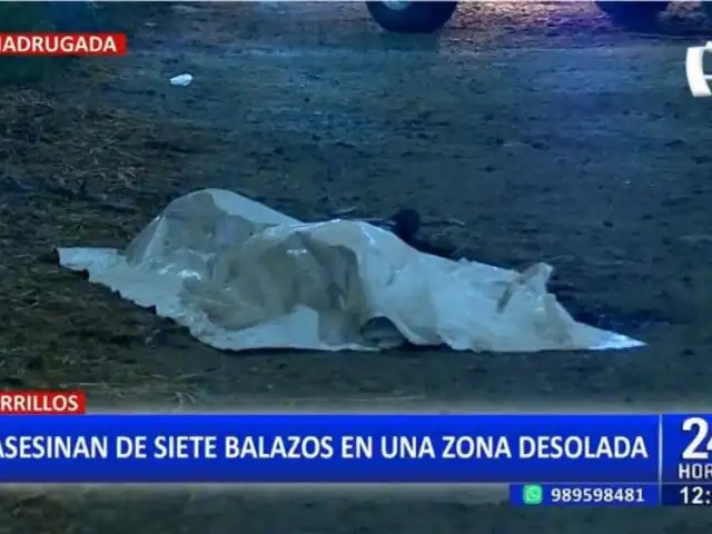 Chorrillos: Asesinan de 7 balazos a hombre y dejan su cuerpo en un descampado
