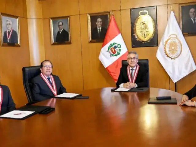 Juan Carlos Villena recibe apoyo de la Junta de Fiscales Supremos para continuar como fiscal de la Nación
