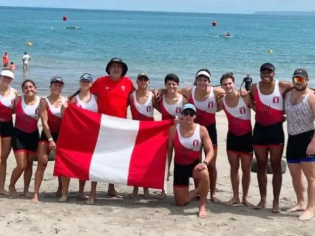 ¡Victoria blanquirroja! Selección peruana de remo gana 6 medallas en Campeonato Beach Sprint
