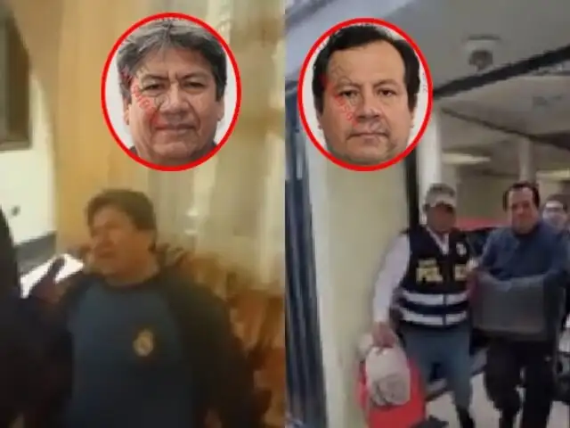 Habrían cobrado cupos a empresas contratistas: detienen a exfuncionarios del GORE Lambayeque