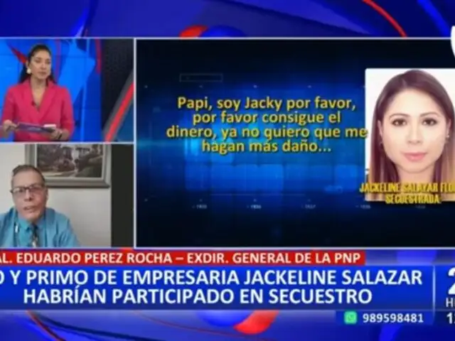 Pérez Rocha sobre caso Jackeline Salazar: "El celular donde se le grabó le pertenece al tío"