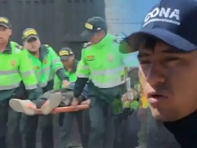¡Se lanzaron hasta bombardas!: Gremios de construcción civil se enfrentan por obra de un colegio en Junín