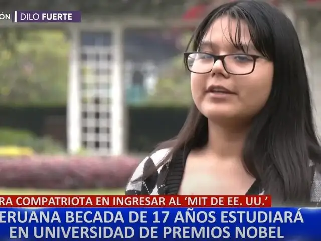Peruana becada de 17 años estudiará en prestigiosa universidad de EE. UU.