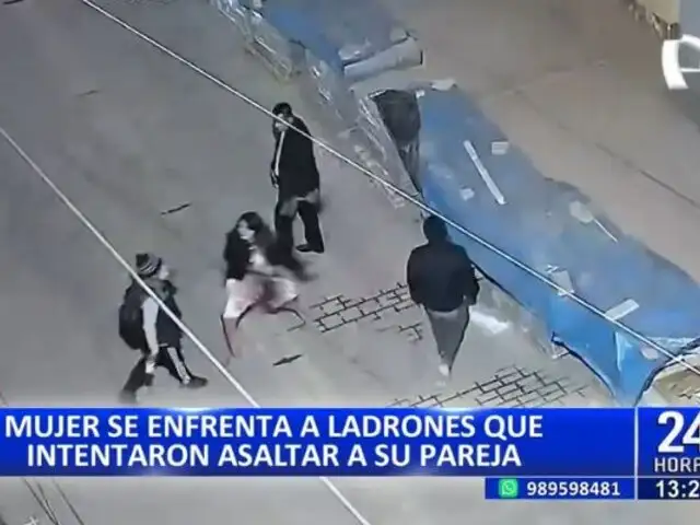 ¡A golpes y patadas! mujer se enfrenta a delincuentes que intentaron asaltarla en Puno