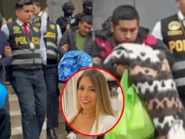 Jackeline Salazar: "Narizón", "Cheto" y "Cejón" son trasladados a la Fiscalía por secuestro de empresaria
