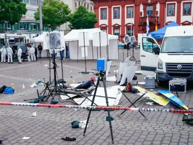 Alemania: heridos de consideración deja ataque con cuchillo durante actividad de conocido político