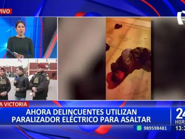 ¡Insólito! Ladrones con paralizador eléctrico asaltaron a menor en San Juan de Lurigancho