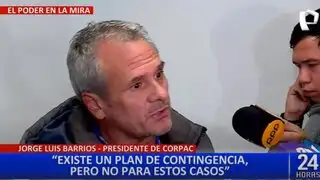 Presidente de Corpac: “No puedo garantizar que no vuelva a producirse un problema similar”