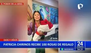 Patricia Chirinos recibe 100 rosas de regalo ¿Se trata de un pretendiente?