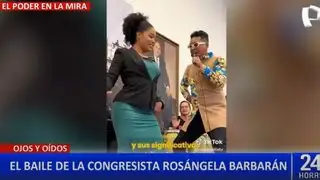 Rosangella Barbarán se luce bailando al ritmo de festejo