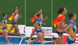 Atleta pierde medalla por celebrar antes de llegar a la meta