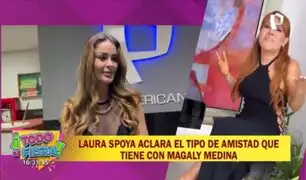 Laura Spoya aclara el tipo de amistad que tiene con Magaly Medina: "Mantenemos una buena relación"