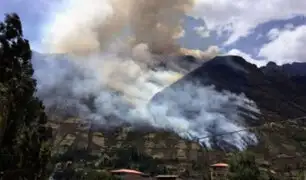 Buscan a responsables: incendio forestal arrasa más de 600 hectáreas de bosques en el Cusco