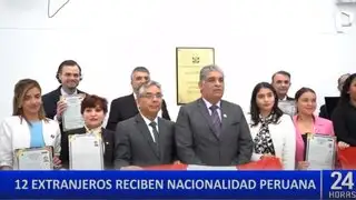 Migraciones: doce extranjeros obtienen la nacionalidad peruana