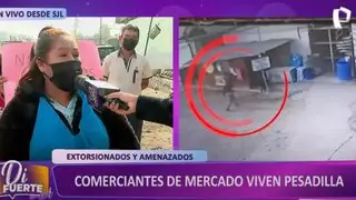 Perrito vigilante frustra cobro de cupo en mercado de San Juan de Lurigancho