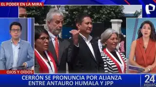 Cerrón sobre alianza entre Antauro Humala y JP: "Se van esclareciendo las cosas"