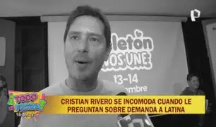 Cristian Rivero sobre demanda a Latina: “Se tratará por las vías apropiadas”