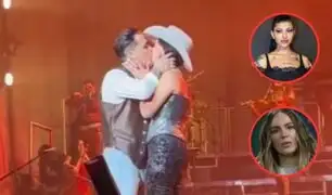 Christian Nodal deja atrás su romance con Cazzu y besa a Ángela Aguilar en concierto