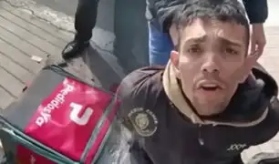 ¡Cayó otro falso delivery!: Delincuente extranjero es capturado cuando robaba celular en La Molina