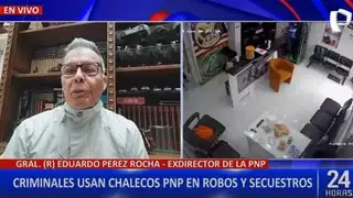 Eduardo Pérez Rocha: "Solo tiendas autorizadas pueden vender indumentaria policial”