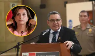 Ministro Santiváñez sobre bajo respaldo a presidenta Boluarte: No trabajamos buscando popularidad