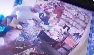 ¡De nunca terminar! Delincuentes golpean a adulta mayor para robar tienda en Comas