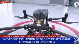 San Borja implementa escuadrón de drones de alta gama para combatir la delincuencia