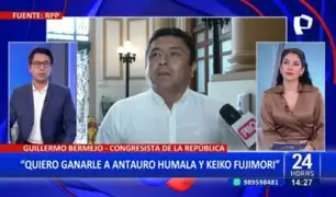 Guillermo Bermejo: "Quiero ganarle a Antauro Humala y a Keiko Fujimori en las elecciones"