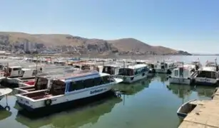 Nivel de Lago Titicaca disminuye debido a la falta de lluvias
