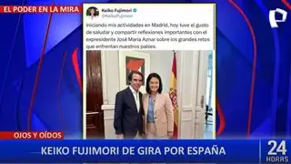 Keiko Fujimori comparte actividades políticas durante su gira por España