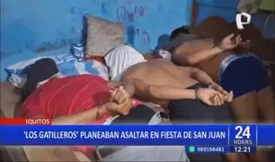 Iquitos: Desarticulan a "Los Gatilleros" previo a la fiesta de San Juan