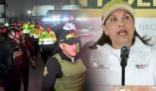 Dina Boluarte participó en operativo “Amanecer Seguro” en el Callao