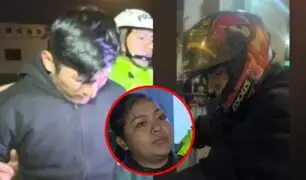 Casi la atropella: motociclista agrede a mujer policía para evitar ser intervenido en Cercado de Lima