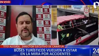 Tito Alegría critica falta de fiscalización tras accidente de bus panorámico