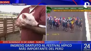 Festival Hípico en Monterrico: carrera de caballos y diversión para toda la familia gratis