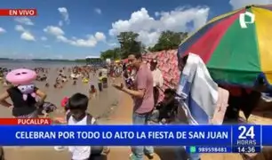 Fiesta de San Juan 2024: Gran cantidad de personas acuden al Río Yarinacocha para celebrar