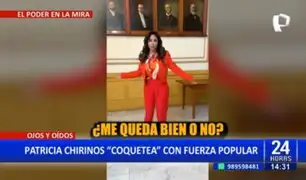¿Patricia Chirinos "coquetea" con Fuerza Popular?: "Hoy me vestí de naranja"
